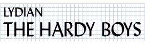 Lydian typeface sample