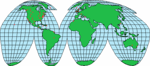 world map